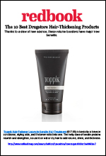 toppik hair fattener in redbook magazine feature